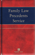 Cover of Family Law Precedents Service Looseleaf
