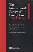 Cover of The International Survey of Family Law 2007
