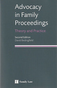 Cover of Advocacy in Family Proceedings: Theory and Practice