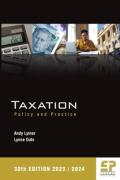 Cover of Taxation: Policy and Practice 2023/24