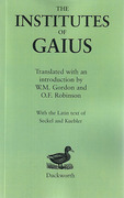 Cover of The Institutes of Gaius