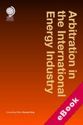 Cover of Arbitration in the International Energy Industry (eBook)
