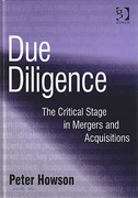 Cover of Due Diligence: The Critical Stage in Acquisitions and Mergers