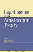 Cover of Legal Issues of the Amsterdam Treaty