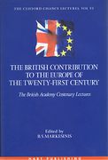Cover of The British Contribution to the Europe of the Twenty-first Century