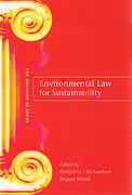 Cover of Environmental Law for Sustainability