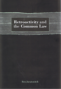Cover of Retroactivity and the Common Law