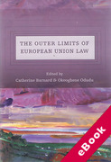 Cover of The Outer Limits of European Union Law (eBook)