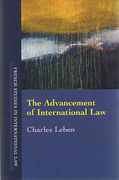 Cover of The Advancement of International Law