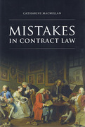 Cover of Mistakes in Contract Law