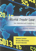 Cover of World Trade Law: Text, Materials and Commentary