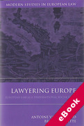 Cover of Lawyering Europe: European Law as a Social Field (eBook)