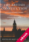 Cover of The British Constitution: Continuity and Change: A Festschrift for Vernon Bogdanor (eBook)