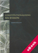 Cover of Constitutionalising Secession (eBook)