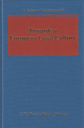 Cover of Towards a European Legal Culture