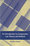 Cover of An Introduction to Comparative Law Theory and Method