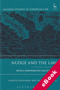 Cover of Nudge and the Law: A European Perspective (eBook)
