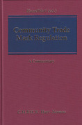 Cover of Community Trade Mark Regulation: A Commentary
