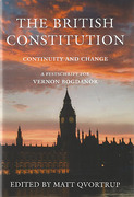 Cover of The British Constitution: Continuity and Change: A Festschrift for Vernon Bogdanor
