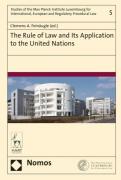 Cover of The Rule of Law and its Application to the United Nations