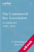 Cover of Commercial Bar Association (COMBAR) 1989-2014: Celebrating the First 25 Years (eBook)