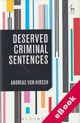 Cover of Deserved Criminal Sentences (eBook)