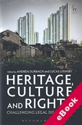Cover of Heritage, Culture and Rights: Challenging Legal Discourses (eBook)