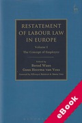 Cover of Restatement of Labour Law in Europe Volume I: The Concept of Employee (eBook)