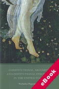 Cover of Constitutional Argument and Institutional Structure in the United States (eBook)
