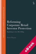 Cover of Reforming Corporate Retail Investor Protection: Regulating to Avert Mis-Selling (eBook)