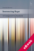 Cover of Sentencing Rape: A Comparative Analysis (eBook)