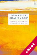Cover of Debates in Charity Law (eBook)