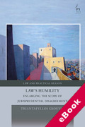 Cover of Law's Humility: Enlarging the Scope of Jurisprudential Disagreement (eBook)