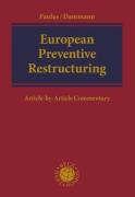 Cover of European Preventive Restructuring: An Article-by-Article Commentary