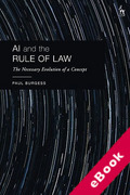 Cover of AI and the Rule of Law: The Necessary Evolution of a Concept (eBook)