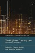 Cover of The Origins of Company Law: Methods and Approaches