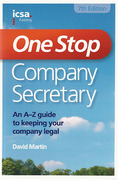 Cover of One Stop Company Secretary: An A-Z Guide to Keeping Your Company Legal