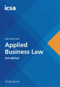 Cover of ICSA Study Text: Applied Business Law (CSQS)