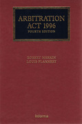 Cover of Arbitration Act 1996