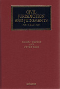 Cover of Civil Jurisdiction and Judgements