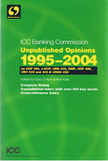 Cover of Unpublished Opinions of the Banking Commission 1995-2004
