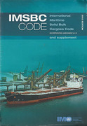 Cover of International Maritime Solid Bulk Cargoes (IMSBC) Code and Supplement