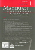 Cover of Materials on International and EC Tax Law 2010-2011