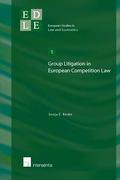 Cover of Group Litigation in European Competition Law: A Law and Economics Perspective