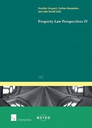 Cover of Property Law Perspectives IV