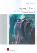Cover of Legality in Europe: On the Principle nullum crimen, nulla poena sine lege in EU Law and under the ECHR