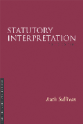 Cover of Statutory Interpretation
