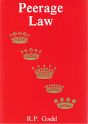 Cover of Peerage Law