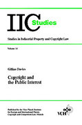 Cover of Copyright and the Public Interest