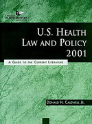 Cover of U.S. Health Law and Policy